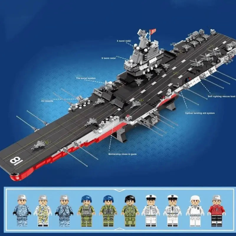 003 Aircraft Carrier 3017pcs-2