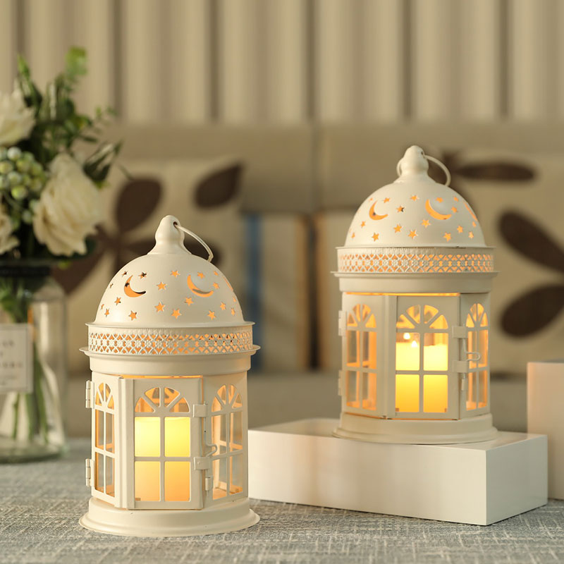 8.5 inch High Decorative Lanterns ( Set of 2 )