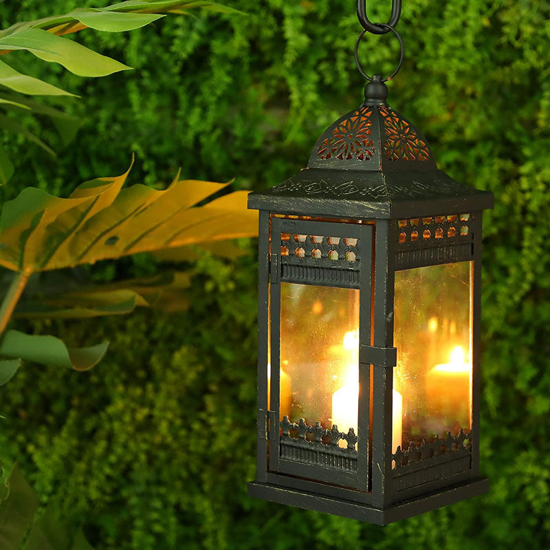 9.5"&14.5"&20" High Decorative Candle Lanterns ( Set of 3）