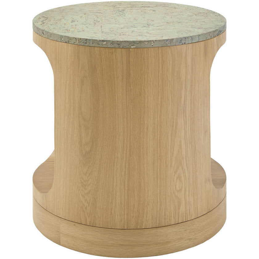 Jaremy Green/Brown End Table