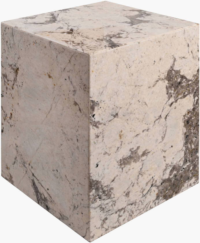 Taryn Cream End Table - Galey Alix x Livabliss