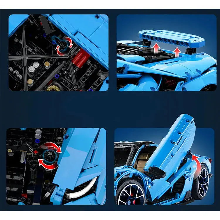 BLUE BULL 3842PCS
