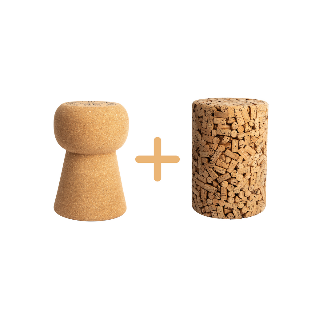 Cork Stool Duo