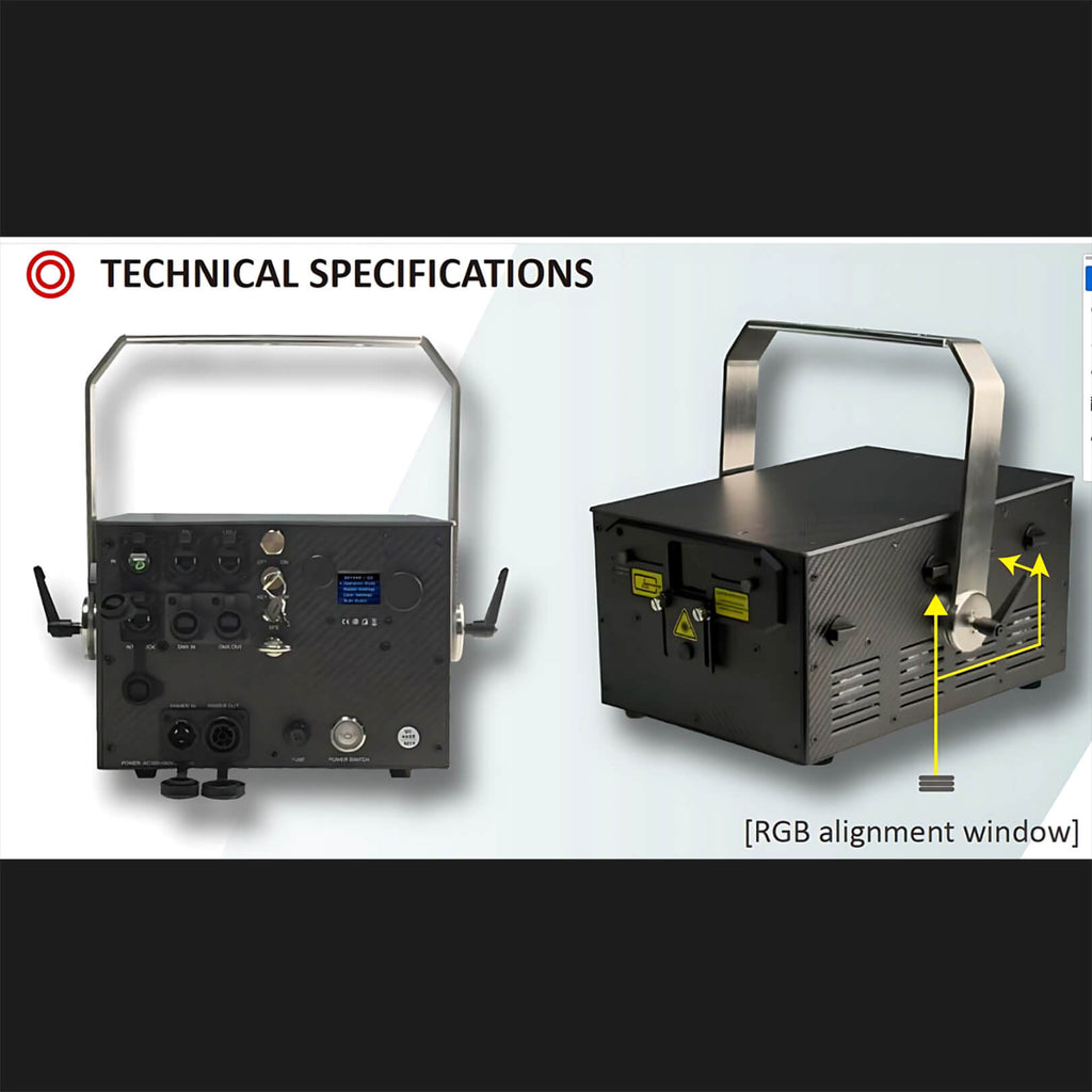 RGB Programmable Laser Lights J8 Laser Light Projector 20W