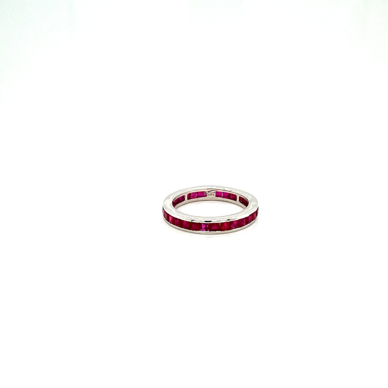 Ruby Ring in 14K White Gold - KGR 16301