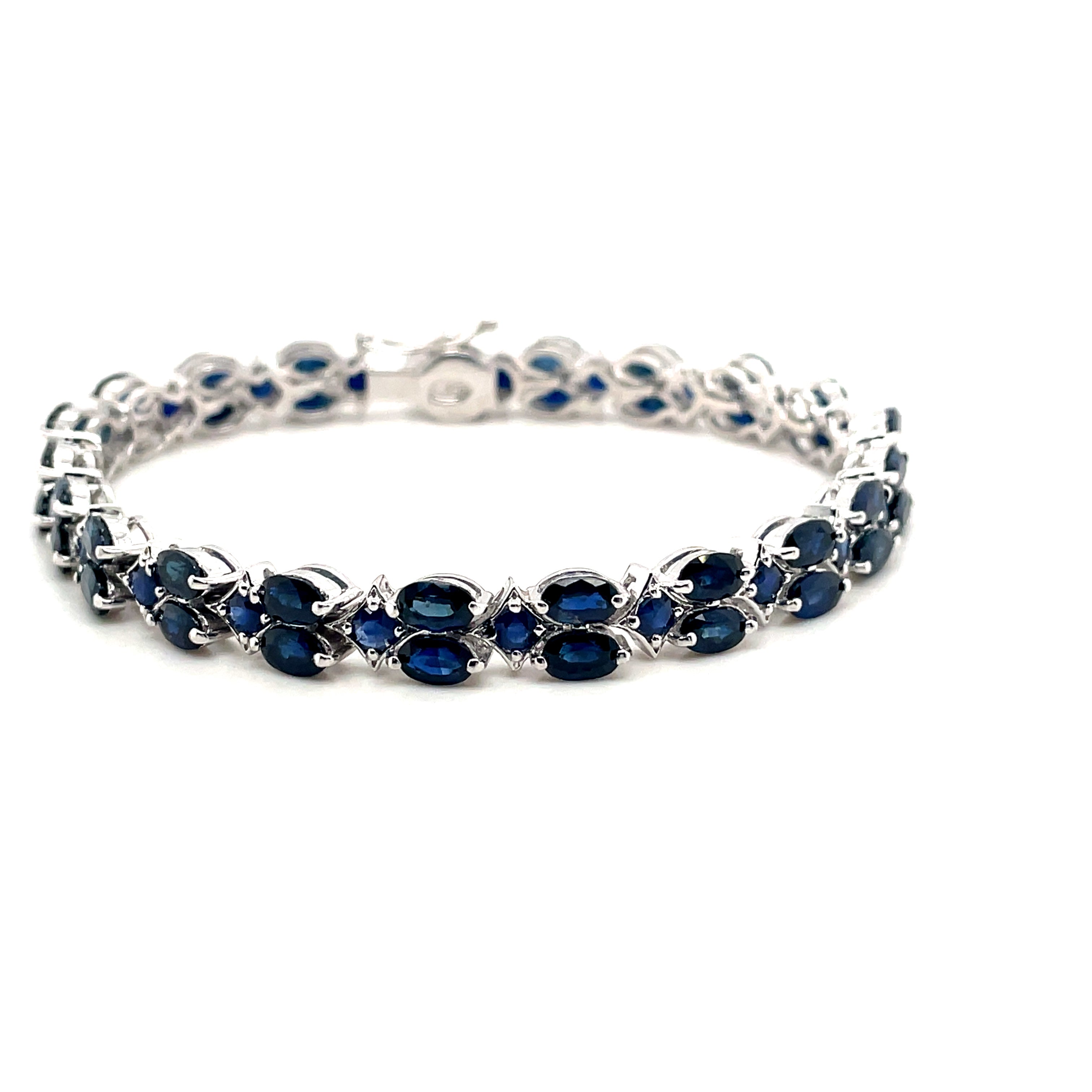 Emerald Bracelet in .925 Sterling Silver. - KSD 45533