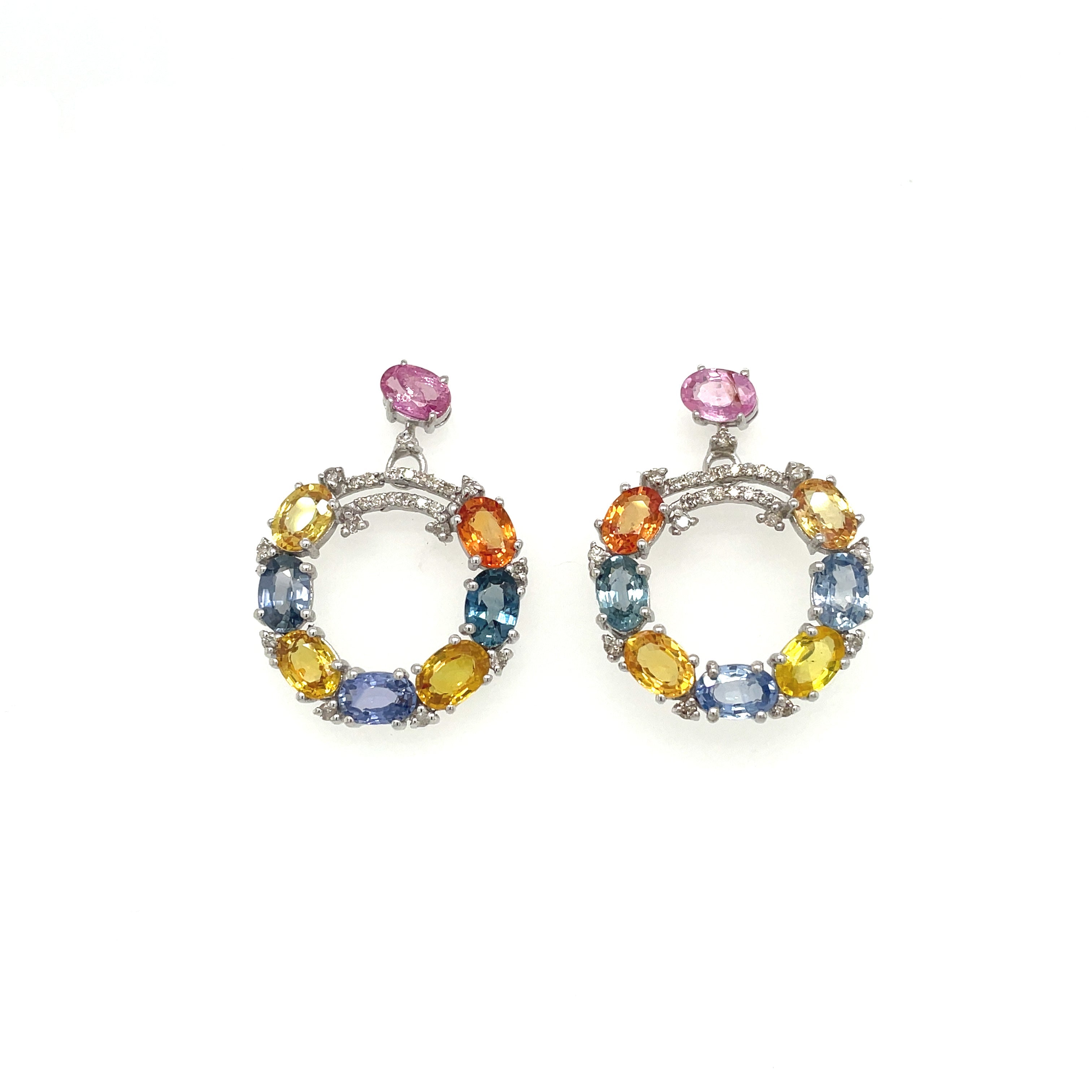 Ruby Earring in .925 Sterling Silver - KST 58962