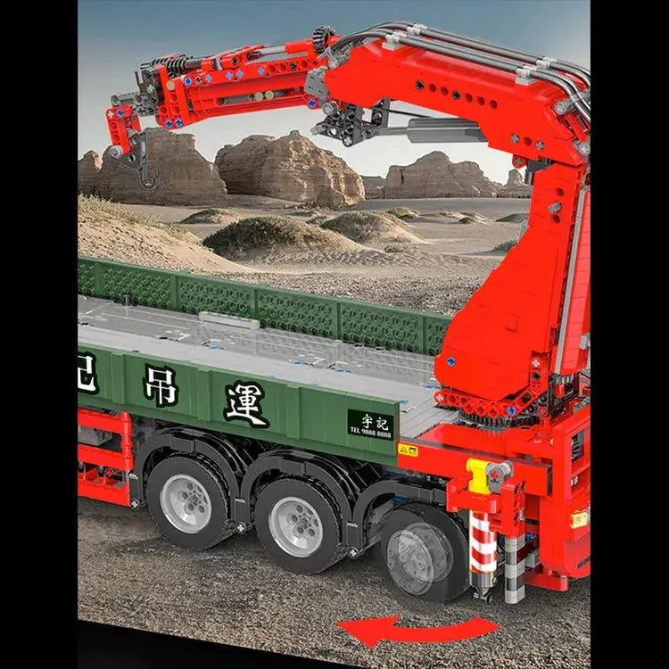 REMOTE CONTROLLED CRANE TRUCK 3925PCS