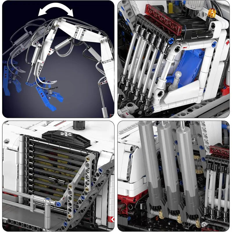 Remote Controlled Pneumatic Claw Excavator 4194Pcs