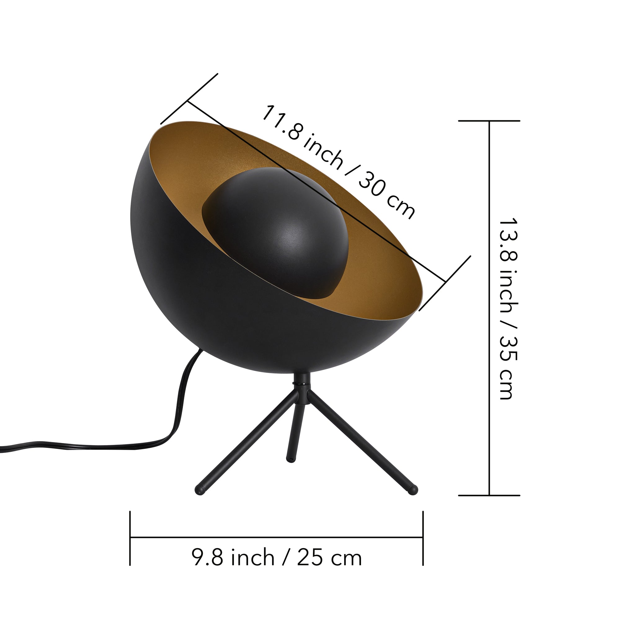 Satellite Tripod Table Lamp