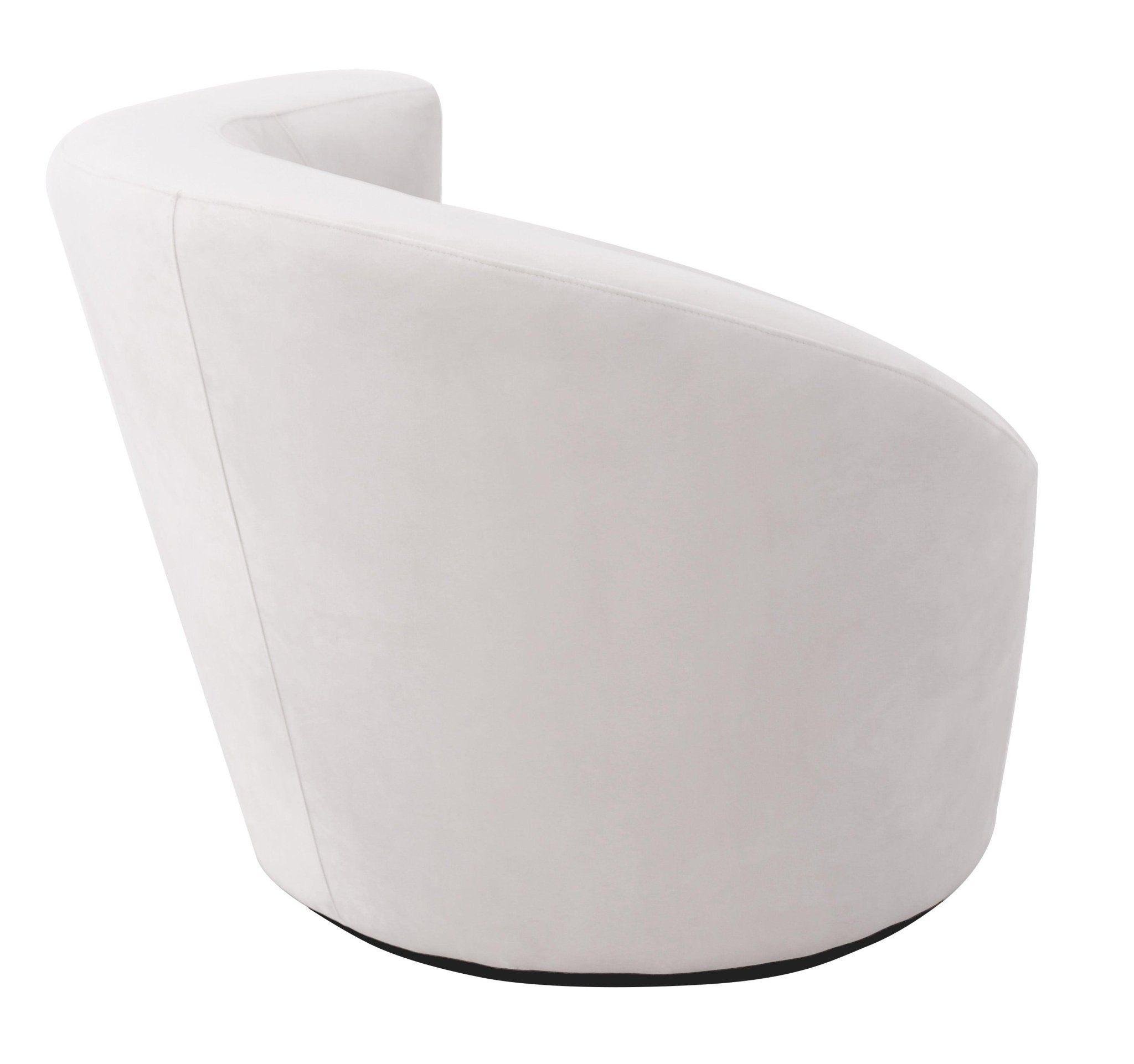 Canvello Canvello White Collection Crescent Chair