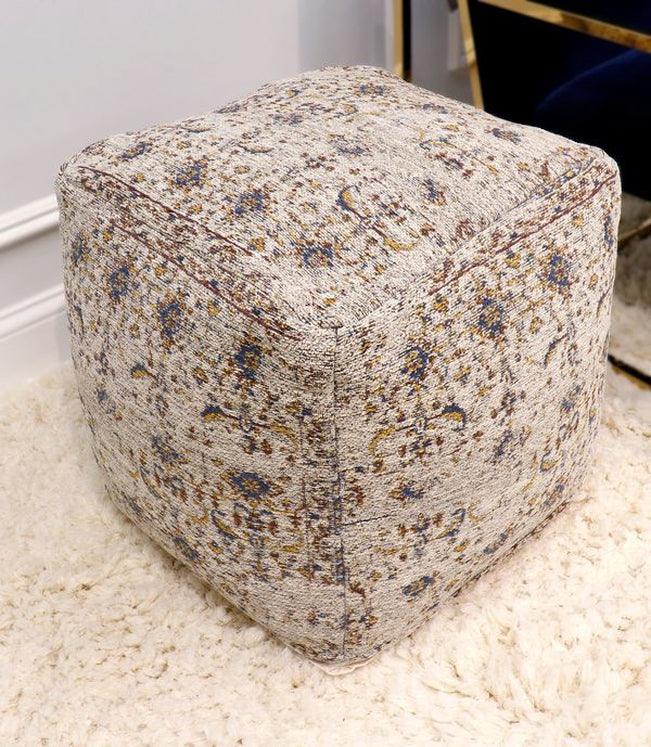 Canvello Home Grandcanyon Cotton Pouf (Toupe)