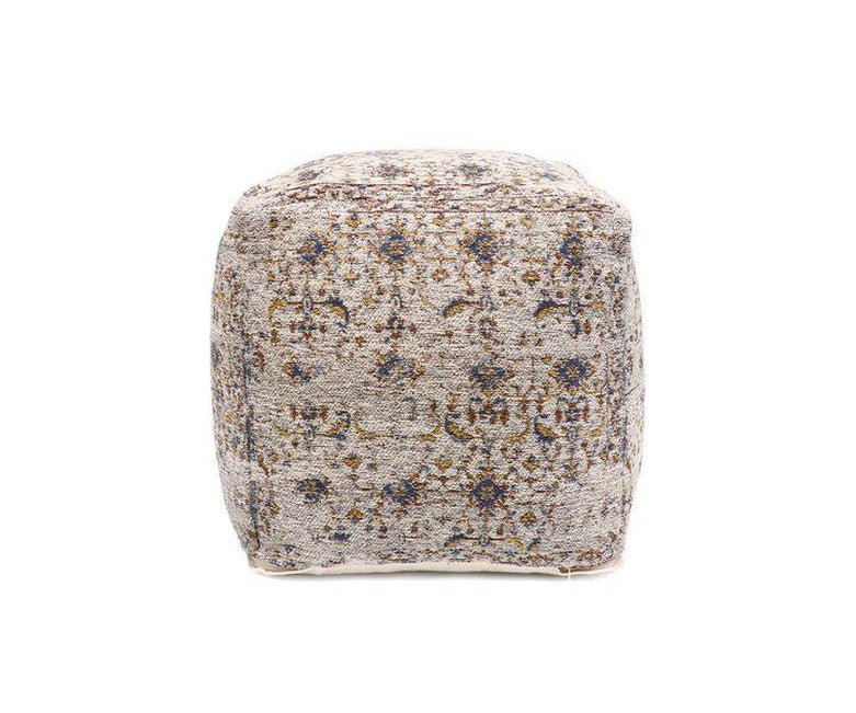 Canvello Home Grandcanyon Cotton Pouf (Toupe)