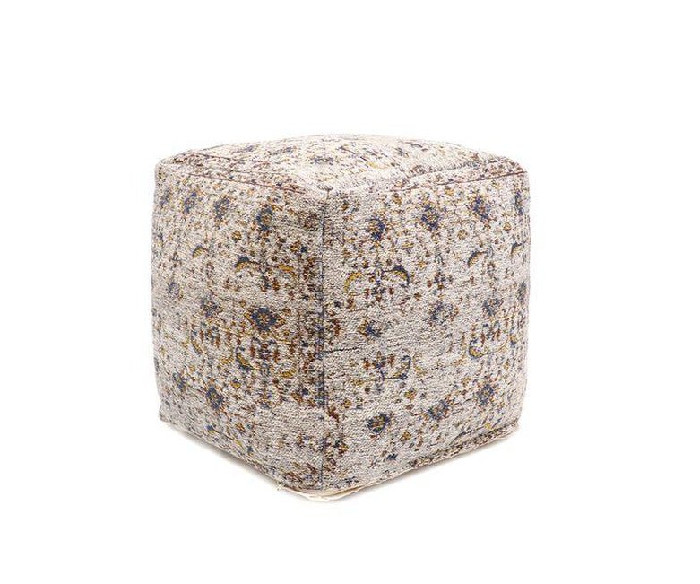 Canvello Home Grandcanyon Cotton Pouf (Toupe)