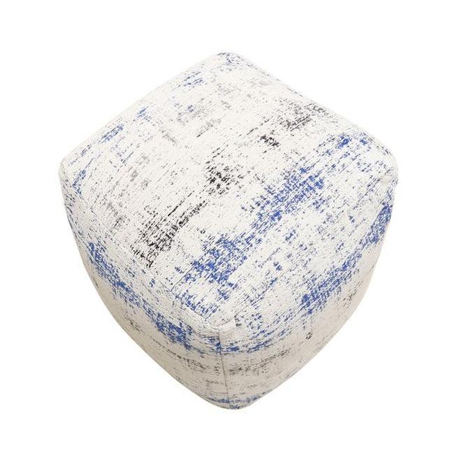 Canvello Home Grandcanyon Distressed Cotton Pouf