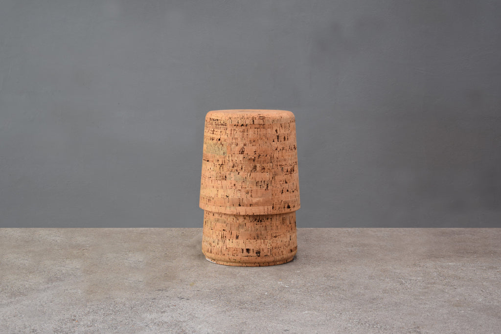 Solid Cork Bell Stool