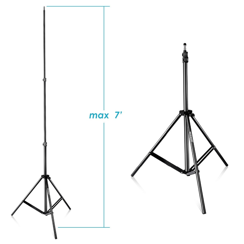 28-83 inches/72-210 centimeters Adjustable Aluminum Alloy Light Stand with Durable Carrying Case for Video Portrait Photo