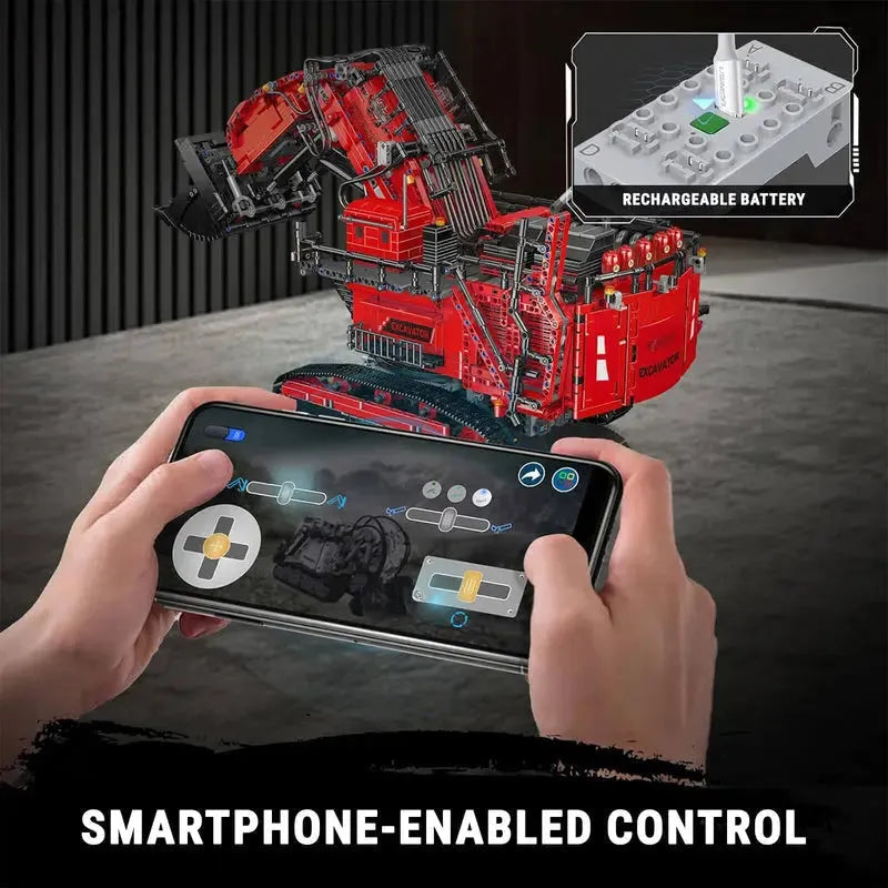 Remote Controlled Heavy Duty Excavator 4766pcs