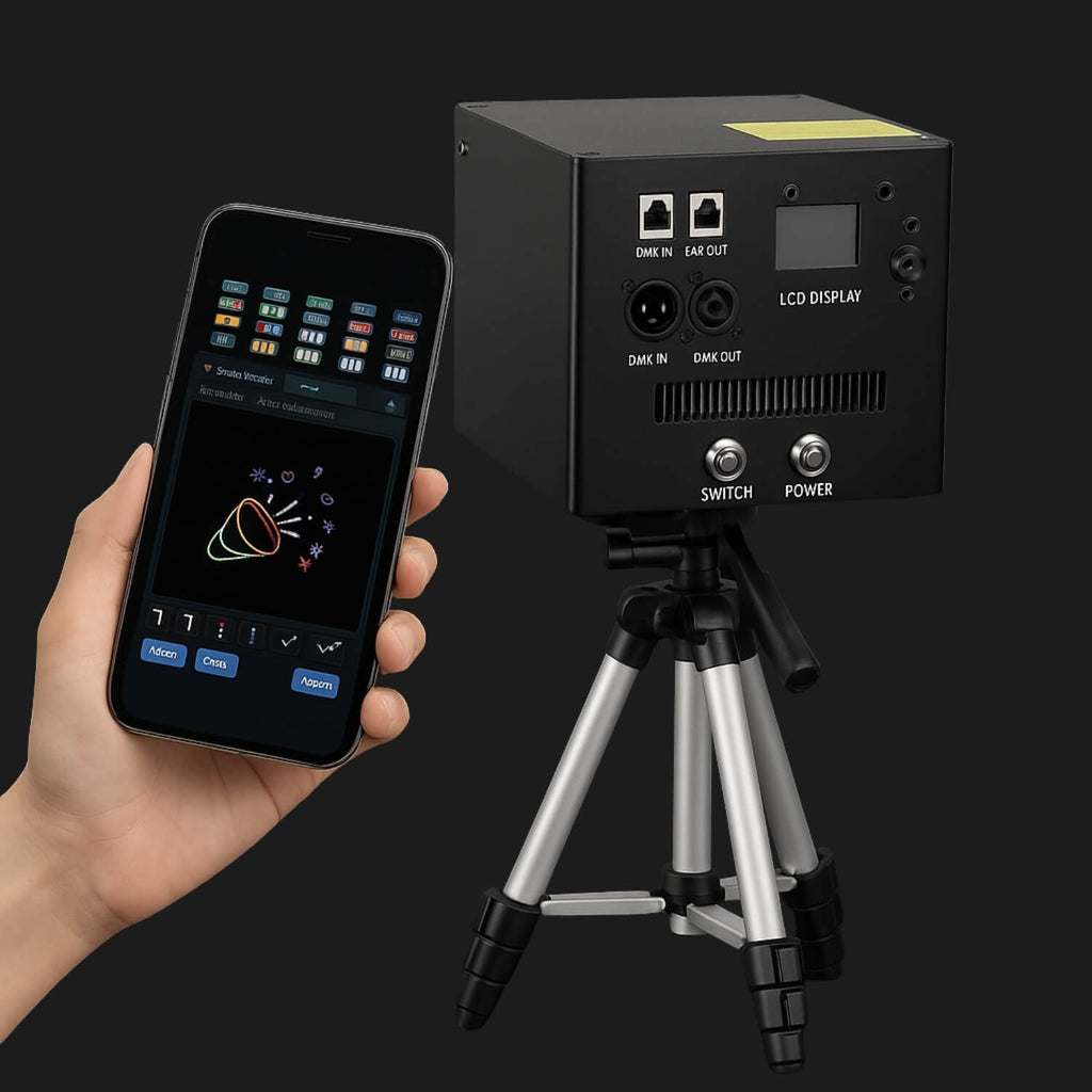 Laser Light Show Projector – Starshine A8 3W RGB | App & DMX512
